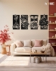 Picture of Four Elements Metal Wall Art Set (Fire, Air, Water, Earth)