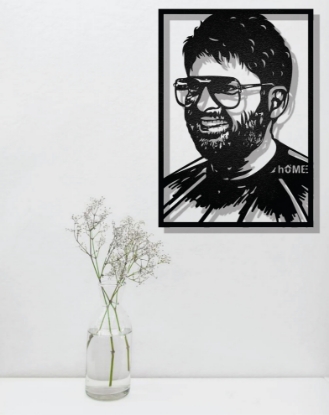 Picture of Kapil Sharma Iconic Portrait Metal Wall Art