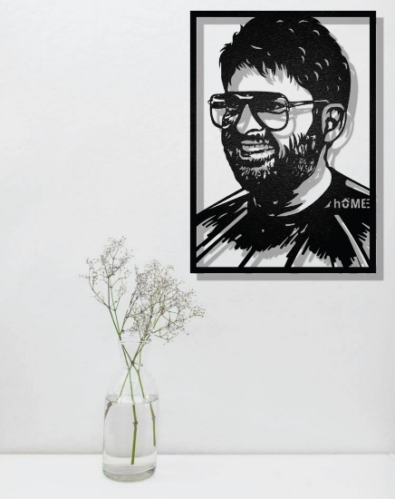 Picture of Kapil Sharma Iconic Portrait Metal Wall Art