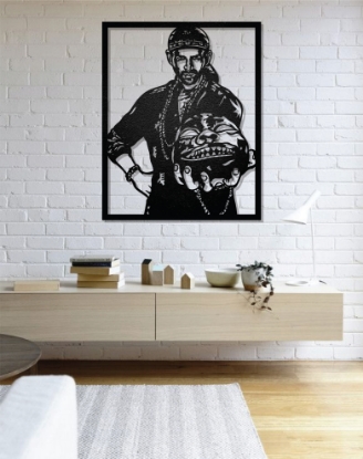 Picture of Rooh Baba Bhool Bhulaiyaa Iconic Metal Portrait
