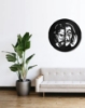 Picture of Money Heist The Professor & Dali Circular Metal Art
