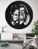 Picture of Money Heist The Professor & Dali Circular Metal Art