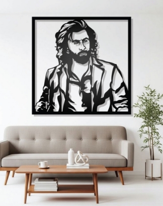 Picture of Ranbir Kapoor Animal Iconic Metal Wall Portrait