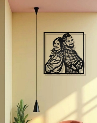 Picture of Virat & Anushka Virushka Iconic Metal Wall Art