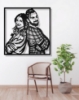 Picture of Virat & Anushka Virushka Iconic Metal Wall Art