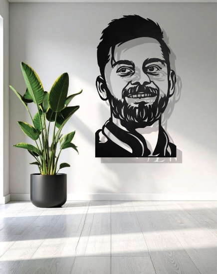 Picture of Virat Kohli The King Iconic Metal Portrait
