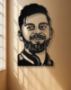 Picture of Virat Kohli The King Iconic Metal Portrait