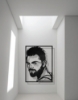 Picture of Virat Kohli Focus & Grit Metal Wall Portrait