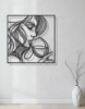 Picture of Elegance in a Glass - Minimalist Female Portrait Metal Art