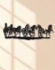 Picture of Seven Running Horses - Vastu Metal Wall Art