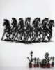 Picture of Seven Running Horses Metal Wall Art