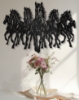 Picture of Majestic Seven Horses Metal Silhouette