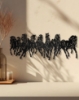 Picture of Panoramic Seven Horses Racing Metal Art