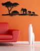 Picture of African Savannah Elephant Family Metal Art