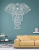 Picture of Sacred Mandala Elephant Metal Wall Art