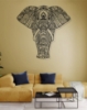 Picture of Sacred Mandala Elephant Metal Wall Art