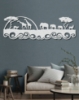 Picture of Safari Horizon Silhouette Metal Wall Art