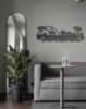 Picture of Safari Horizon Silhouette Metal Wall Art