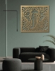 Picture of Majestic Tusk Elephant Jaali Metal Wall Art