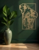 Picture of Breaking Bounds Elephant Silhouette Metal Wall Art