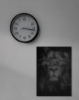 Picture of Stippled Majesty Lion Metal Wall Art