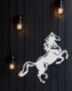 Picture of Spirited Stallion Rearing Horse Metal Wall Art