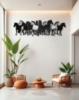 Picture of Running Horses Metal Wall Art
