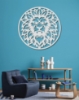 Picture of Roaring Lion King Circular Metal Wall Art