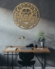 Picture of Roaring Lion King Circular Metal Wall Art