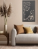 Picture of Panda Bamboo Metal Wall Art