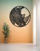 Picture of Rhinoceros Mandala Geometric Metal Wall Art