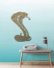 Picture of King Cobra Striking Silhouette Metal Wall Art