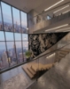 Picture of Ferocious Tiger Floral Fusion Metal Wall Art