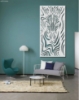 Picture of Abstract Zebra Stripe Jaali Metal Wall Art
