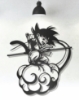 Picture of Son Goku Flying Nimbus Anime Metal Wall Art