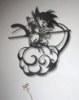 Picture of Son Goku Flying Nimbus Anime Metal Wall Art