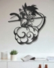 Picture of Son Goku Flying Nimbus Anime Metal Wall Art