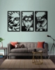 Picture of Hidden Leaf Trio: Naruto, Minato & Kakashi Metal Wall Art Set