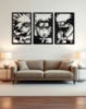 Picture of Hidden Leaf Trio: Naruto, Minato & Kakashi Metal Wall Art Set