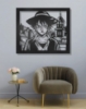 Picture of Monkey D. Luffy King of Pirates Metal Wall Art