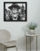 Picture of Monkey D. Luffy King of Pirates Metal Wall Art