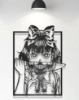 Picture of Dual-Face Anime Horror Metal Wall Art