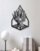 Picture of Super Saiyan Goku Geometric Metal Wall Art