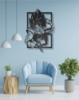 Picture of Goku Action Pose Out of Frame Metal Wall Art
