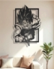 Picture of Goku Action Pose Out of Frame Metal Wall Art