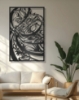 Picture of Super Saiyan Goku Rising Energy Metal Wall Art