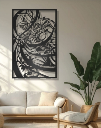 Picture of Super Saiyan Goku Rising Energy Metal Wall Art