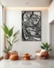 Picture of Super Saiyan Goku Rising Energy Metal Wall Art