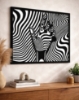 Picture of The Morphing Hand 3D Optical Illusion Metal Wall Art