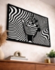 Picture of The Morphing Hand 3D Optical Illusion Metal Wall Art